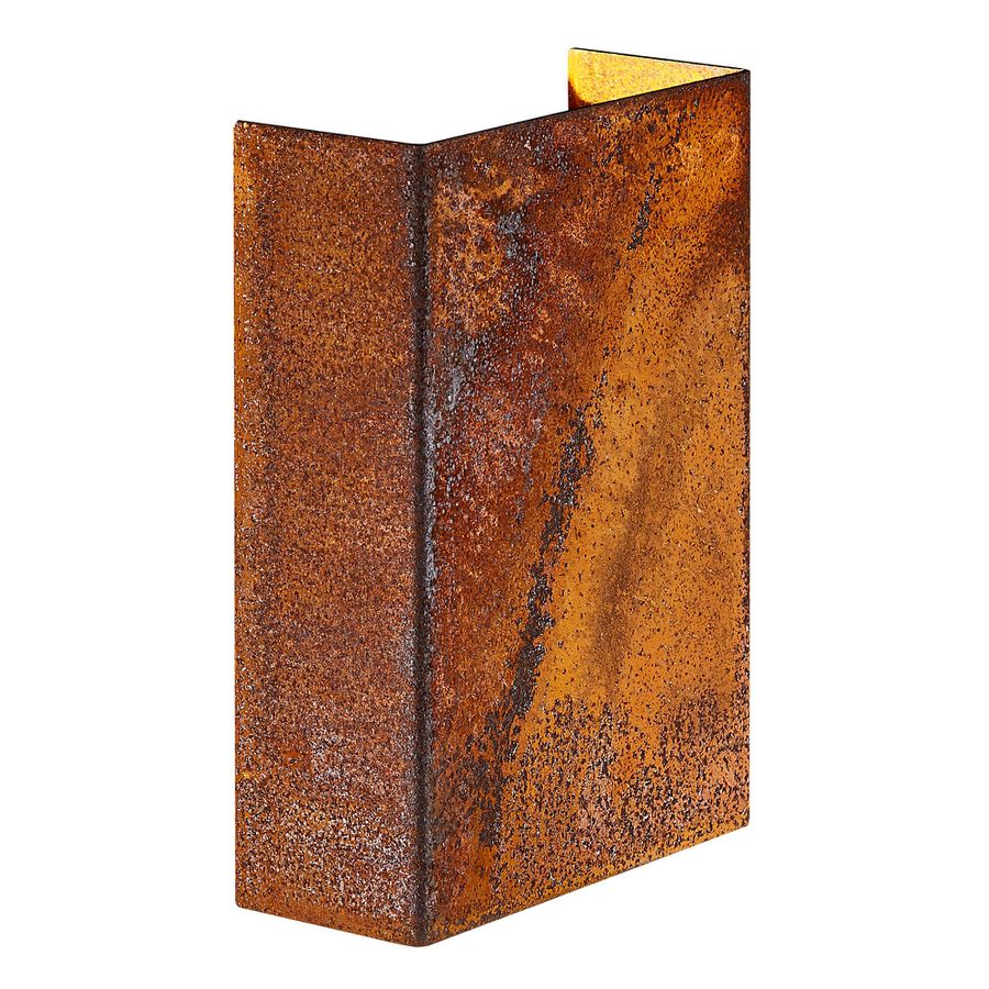Fold 10, Wandleuchte, Corten - LED Modul, 7,4W LED, IP54