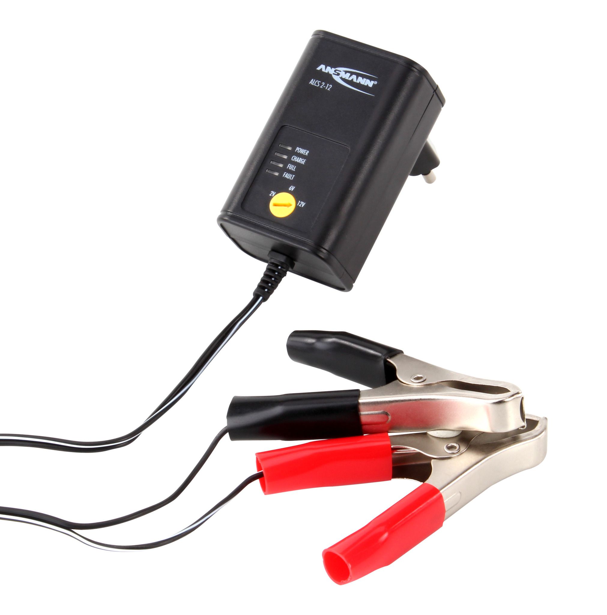 Chargeur de batterie ALCS 2-12/0.4 - 2V, 6V und 12V Blei-Säure-, Blei-Gel- und Blei-Vlies-Akkus ab 1,2Ah