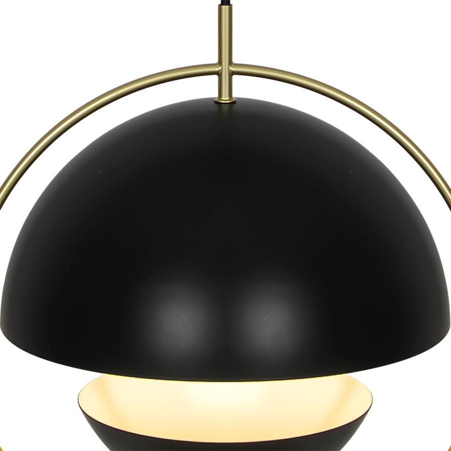 Pendelleuchte Tavia Schwarz - 40W, E27, IP20