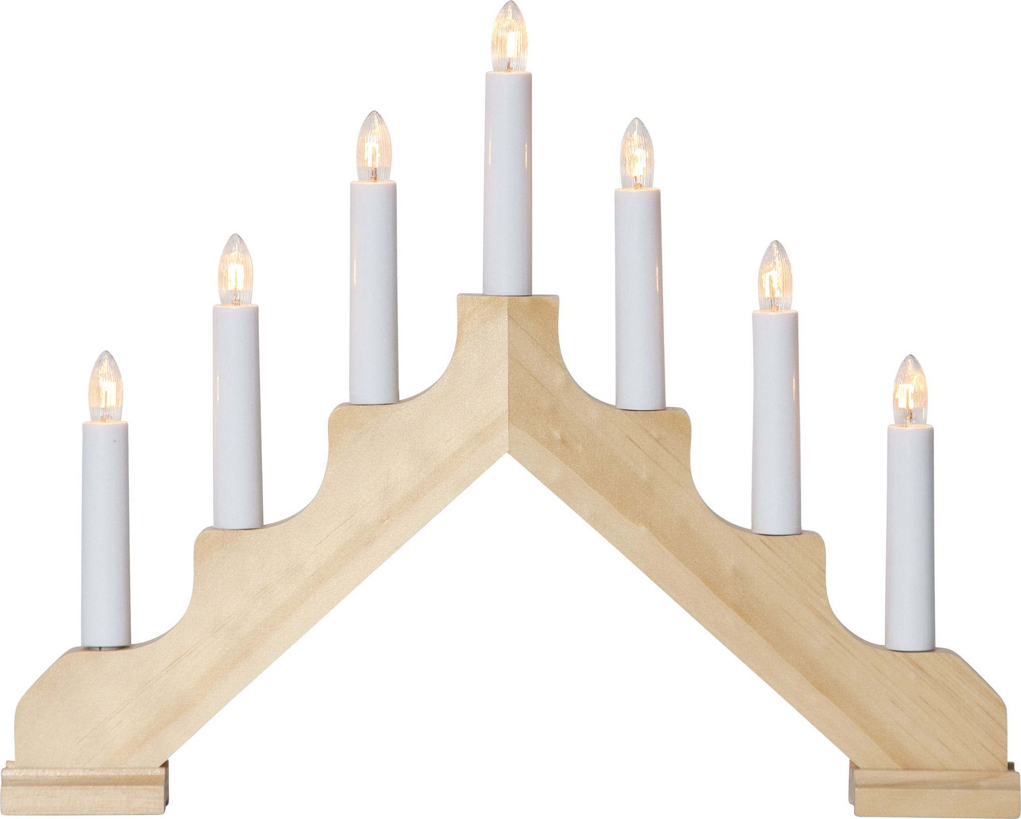 Kerzenständer Ada - IP20, Klar, 7 LED