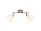 2er Deckenleuchte  MONACO  L: 28cm beige - IP20, E14, Beige