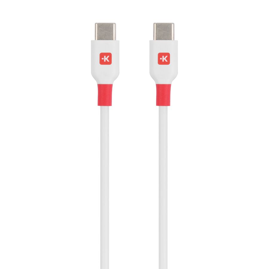 USB-C to USB-C Cable - 2m - USB-C to USB-C Cable, 2m, weiss