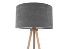 Stehleuchte  ARDITA  H: 152cm grau - IP20, E27, Grau