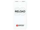 Powerbank NEW Reload 20 - Kapazität: 20000mAh, Output: 2xUSB-A, 5.0V / max. 2.4A, inkl. Micro USB Kabel, weiss
