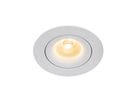LED Einbaudownlight ALIKI - 8W, 560lm, 2700K, IP44, CRI 90, weiss, dimmbar, D=96mm, H=45mm, BL=83mm