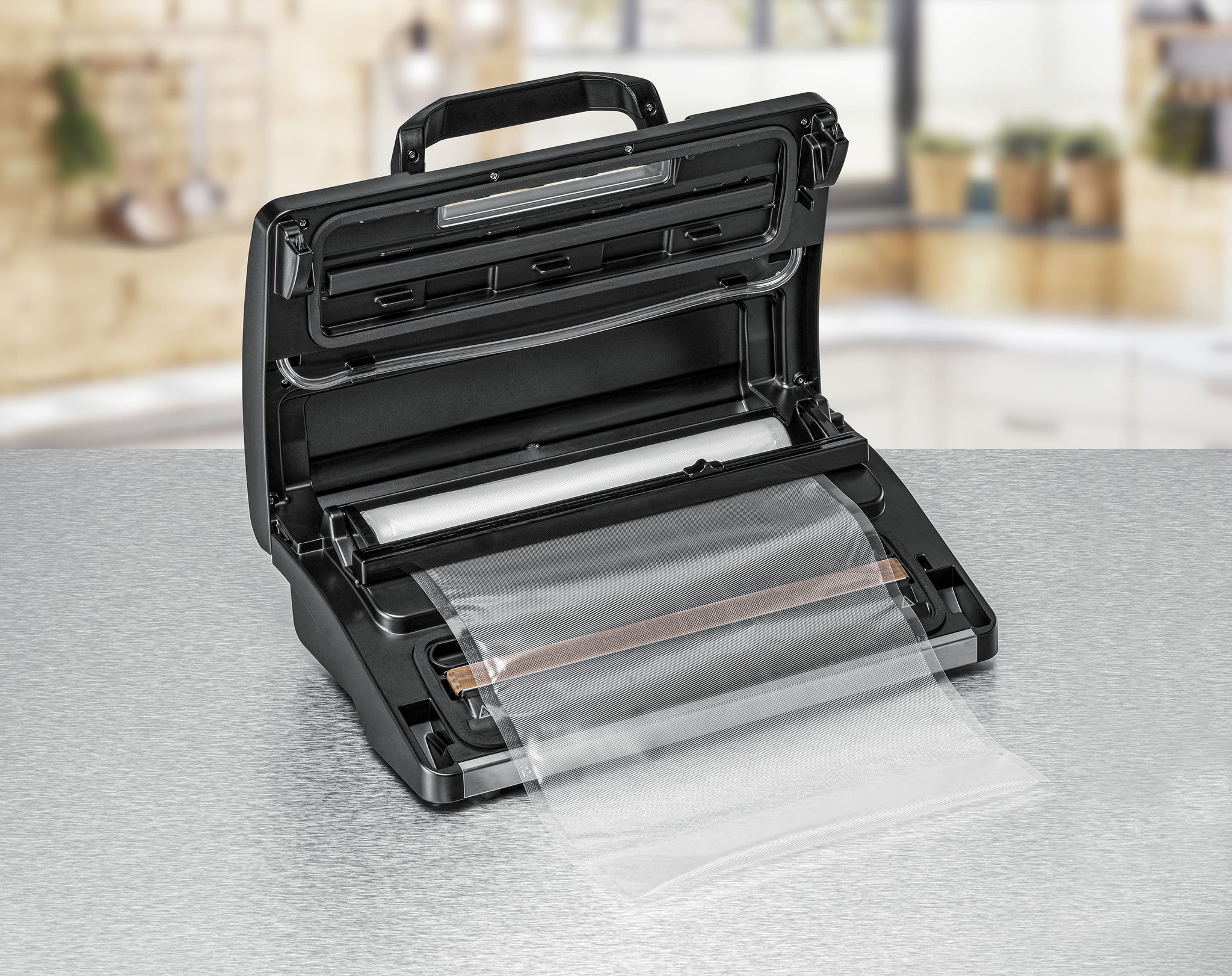 Vakuumiergerät VAC 585 - Vakuumierergerät, Schwarz/Silber, 140W