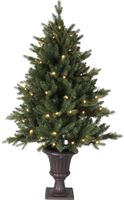 Dekorativer BaumByske - grün, 80 LED's, 120 cm Höhe