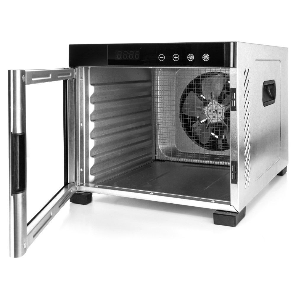 Dörrautomat DA 900 - Dörrautomat, Edelstahl/schwarz, 600W