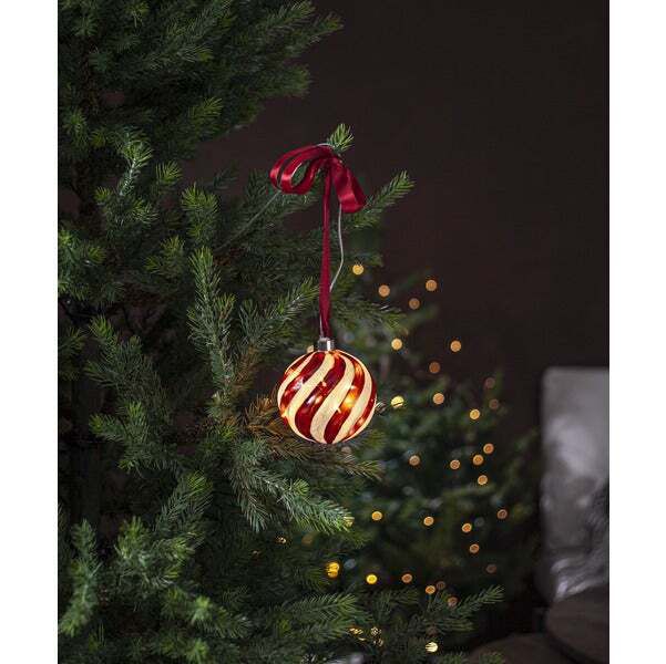 Glas Bauble Polka - IP20, LED