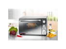 Back & Grill Ofen mit Drehspiess & Umluft - Back & Grill Ofen mit Drehspiess & Umluft 230V, 1500W, schwarz/silber