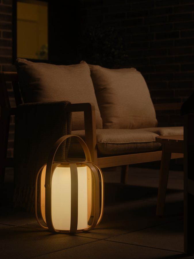 Bob To-Go , Portable, Bambus - IP44, Solar Led