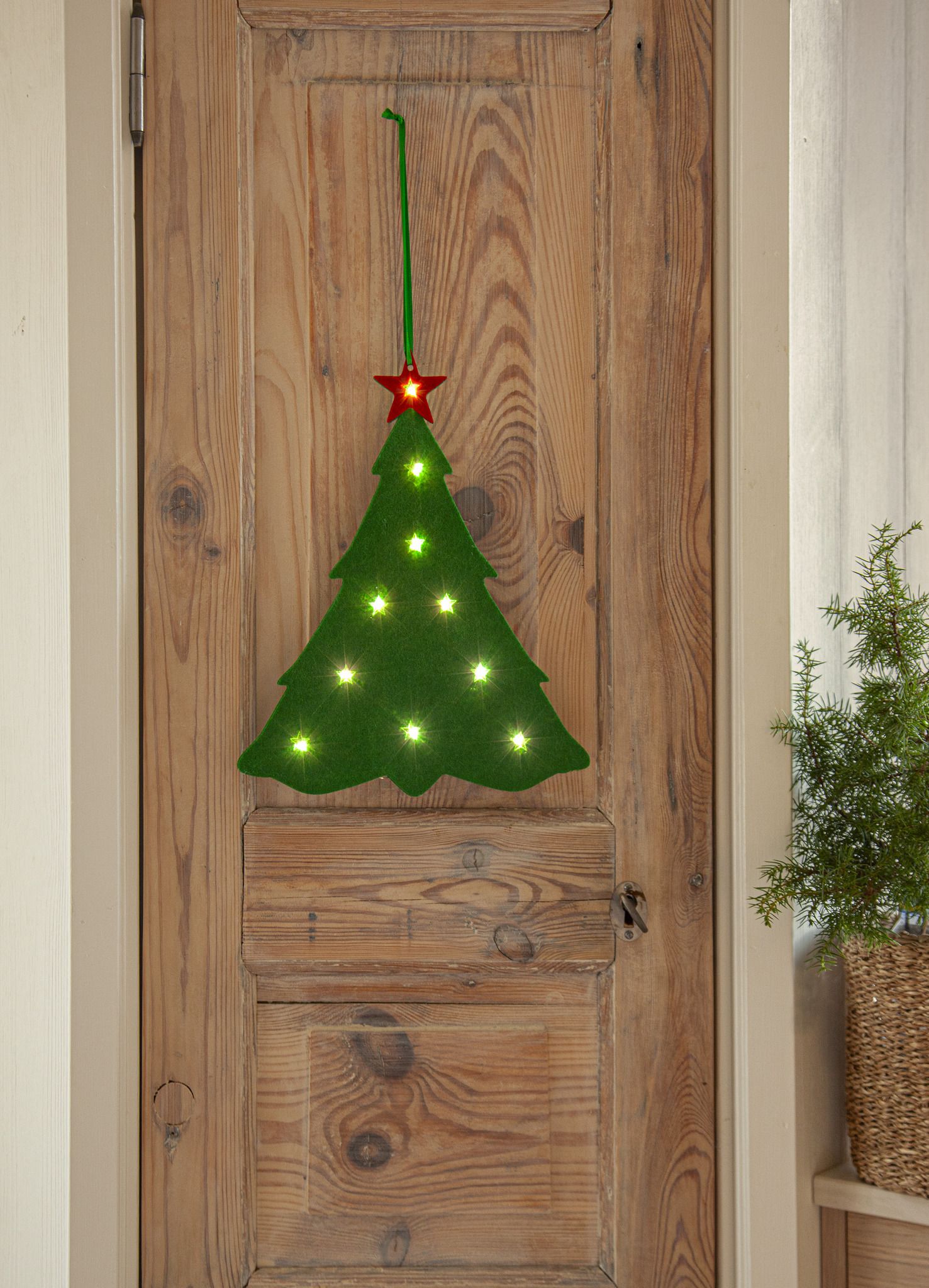 Indoor Decoration MERRY - IP20, Warmweiss,Grün