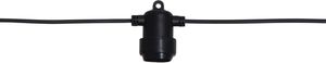 System 24 Extra, Partykette, 400x6.5cm - Schwarz, Warmweiss