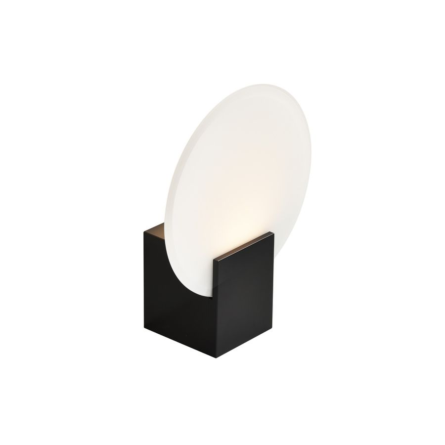 Hester, Wandleuchte, Schwarz - LED Modul, 9W, IP44