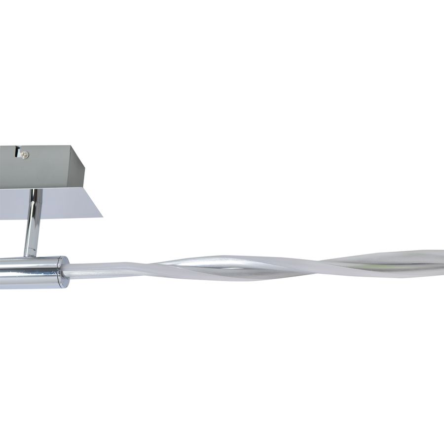 LED Deckenleuchte Twist - LED fest verbaut, 3000K, warmweiss