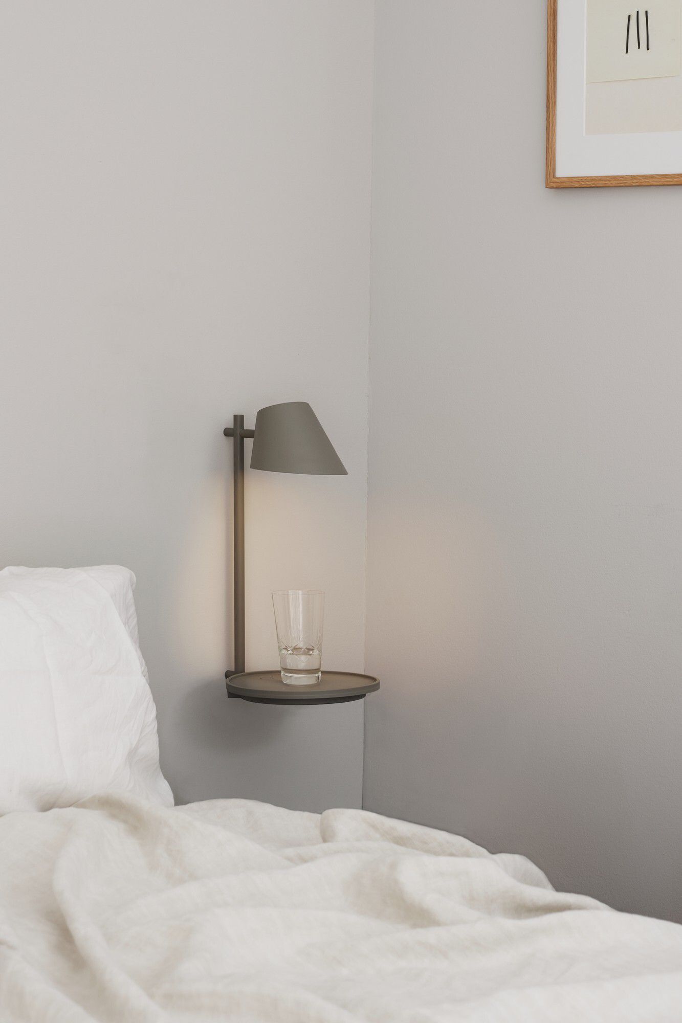 Stay, Wandleuchte, Grau - 14,5W, 2700K, IP20, 230V