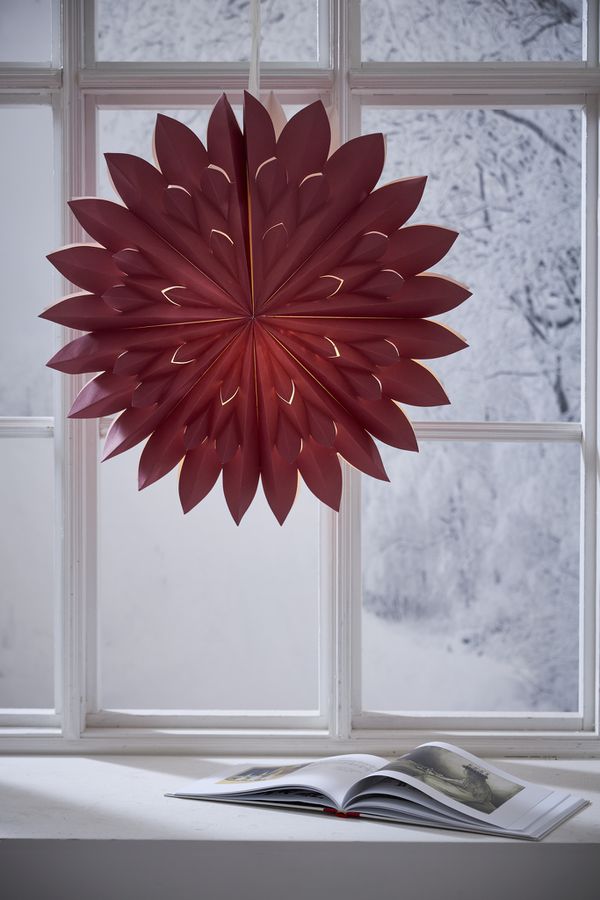 Papierstern Clipp - IP20, Rot