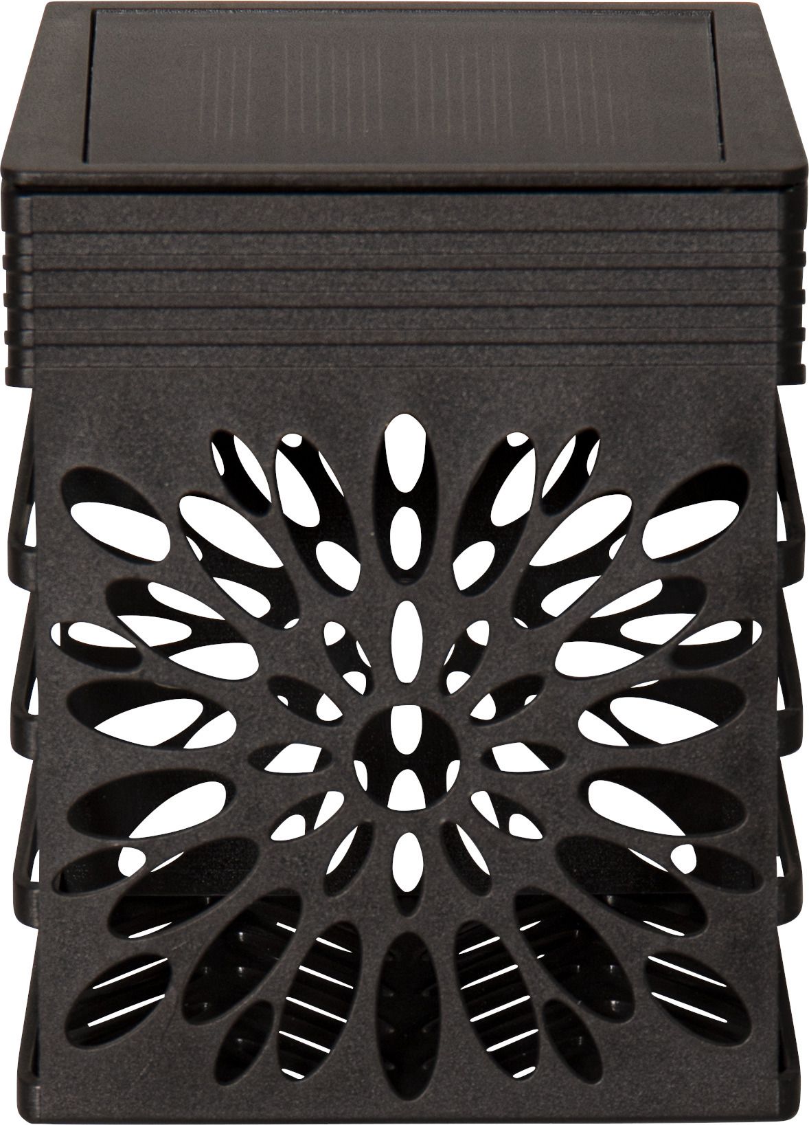Solar Wandlanterne Izola - IP44, Warmweiss, Schwarz