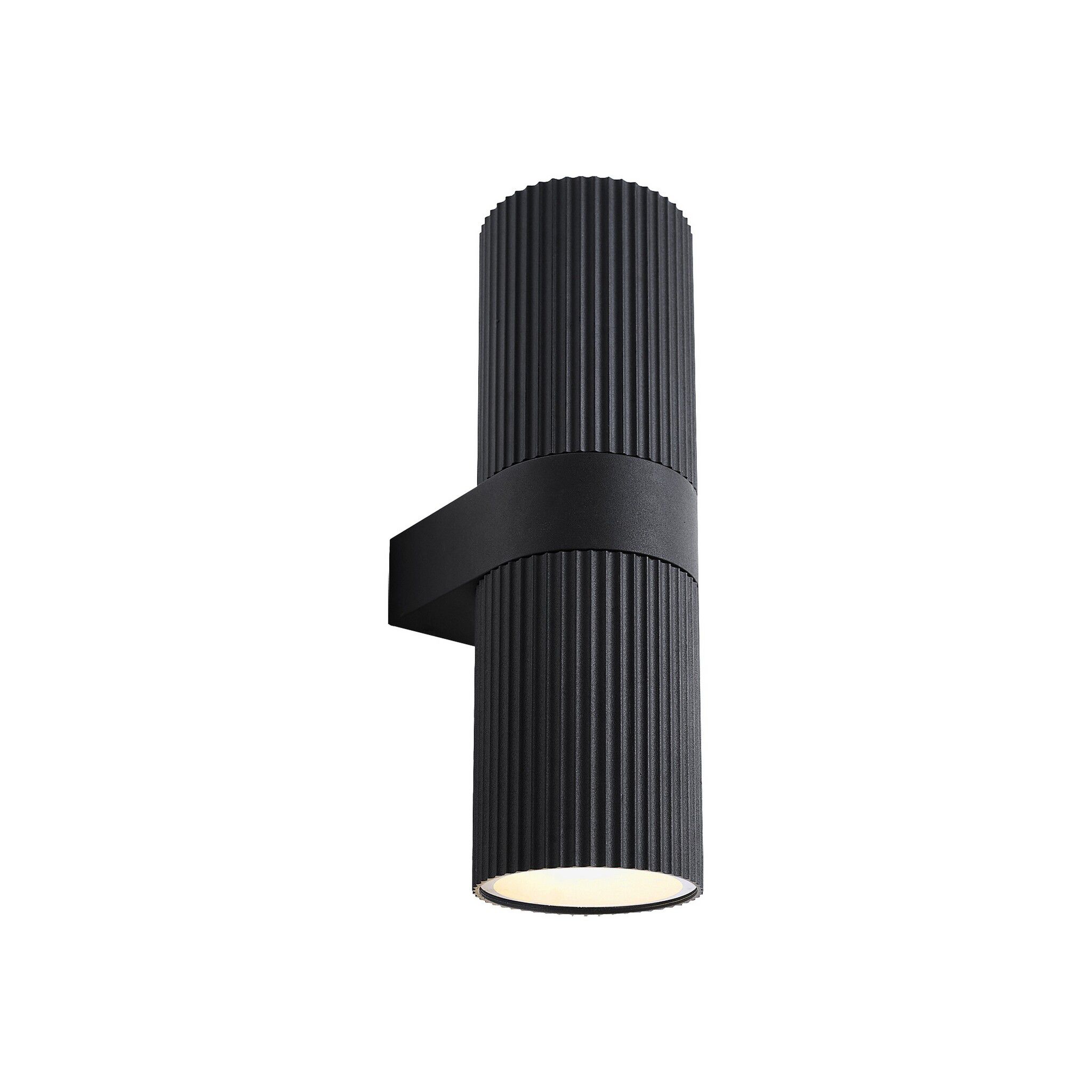 Wandleuchte Kyklop Ripple Maxi  Schwarz - 15W, E27, IP54