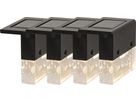 Solar-Wandleuchte Bubbly Fence - IP44, Warmweiss, 4 LED'S