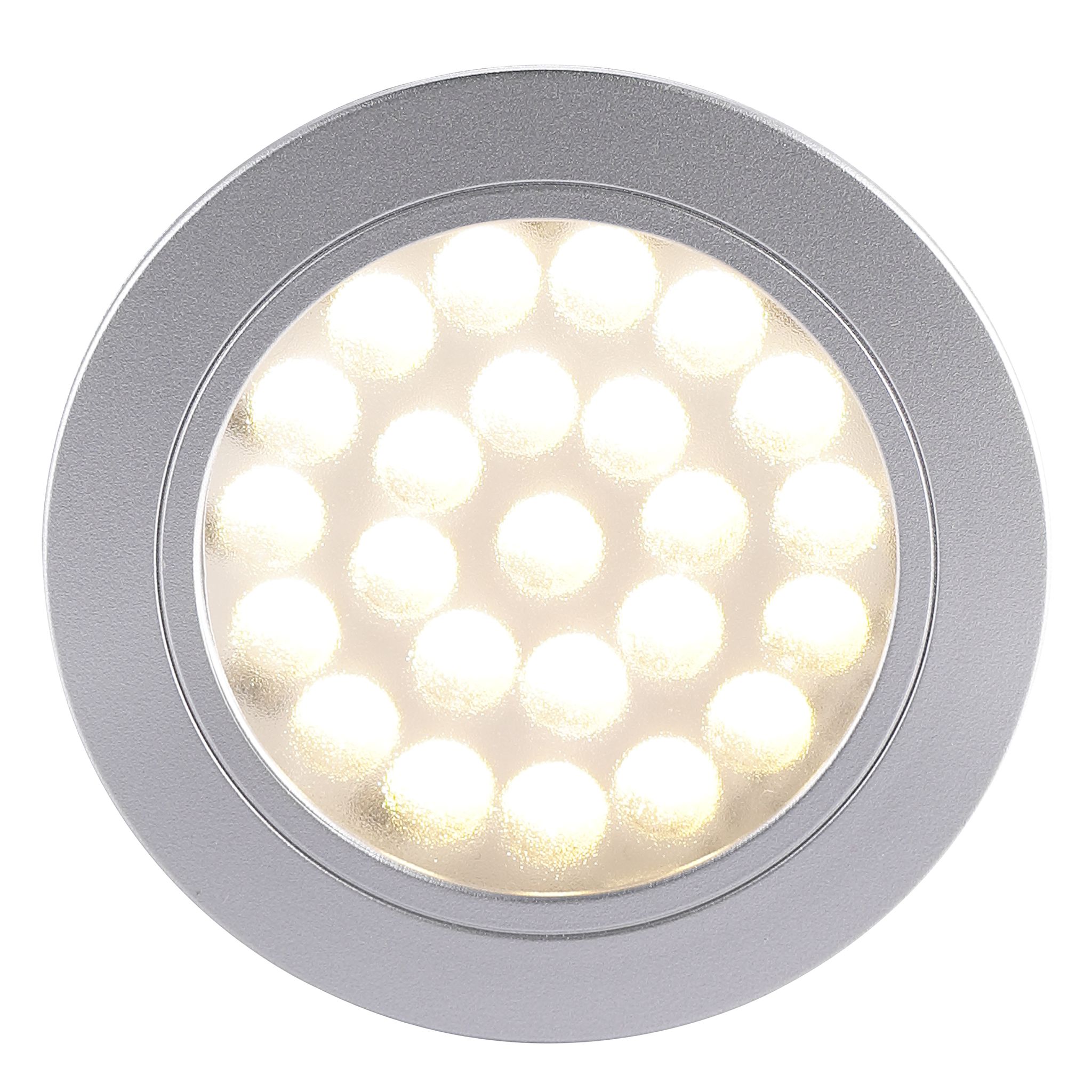 Einbauspot Cambio 3-Kit, Weiss - 2W LED, 3000K, IP20/23, 12V