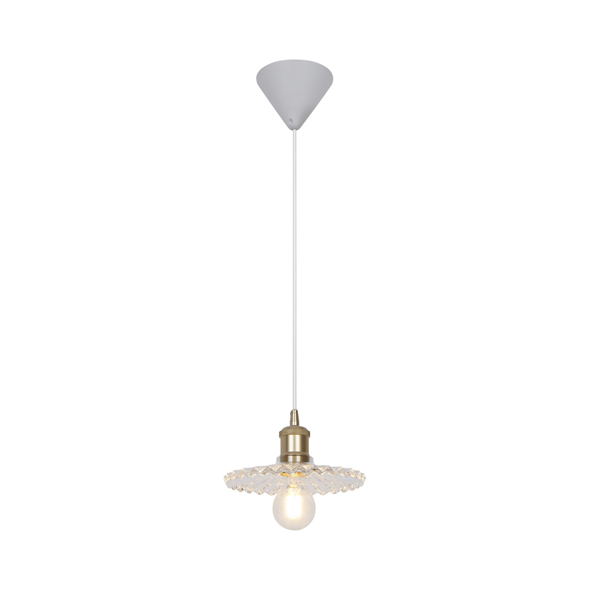 Torina 20, Pendelleuchte, Klar Glass - E27, IP20, max.40W