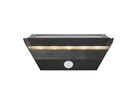 Agena, Wandleuchte, Solar, Schwarz - LED Modul, 5W ,IP44