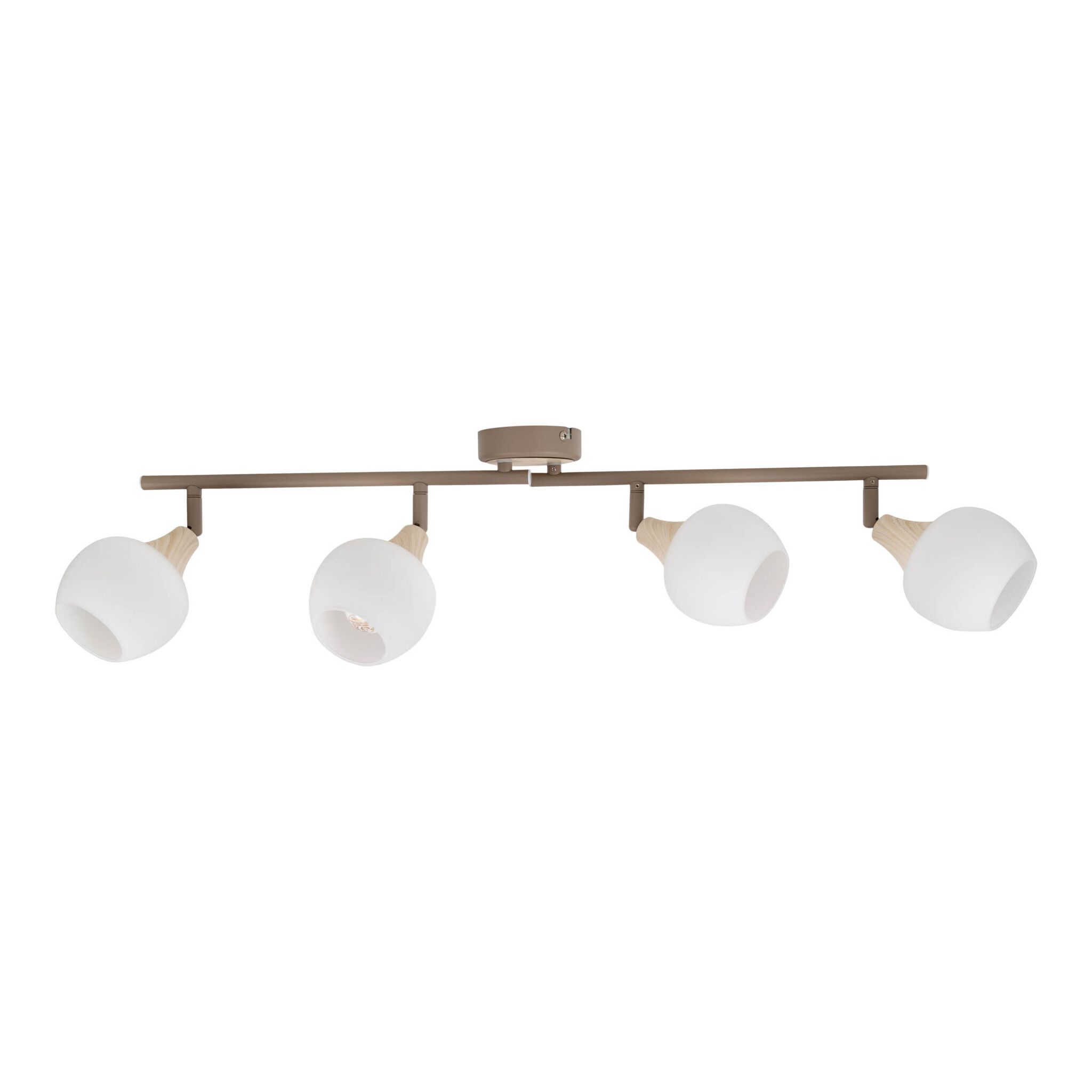 4er Deckenleuchte  MONACO  L: 70cm beige - IP20, E14, Beige