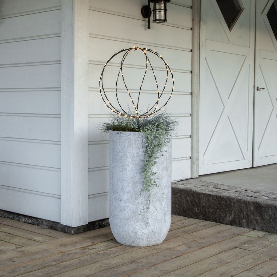 Outdoor Decoration Sphere - IP44, Warmweiss, 104 LED's