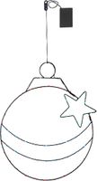 Indoor Deco Bulb - IP20, Warmweiss, Schwarz