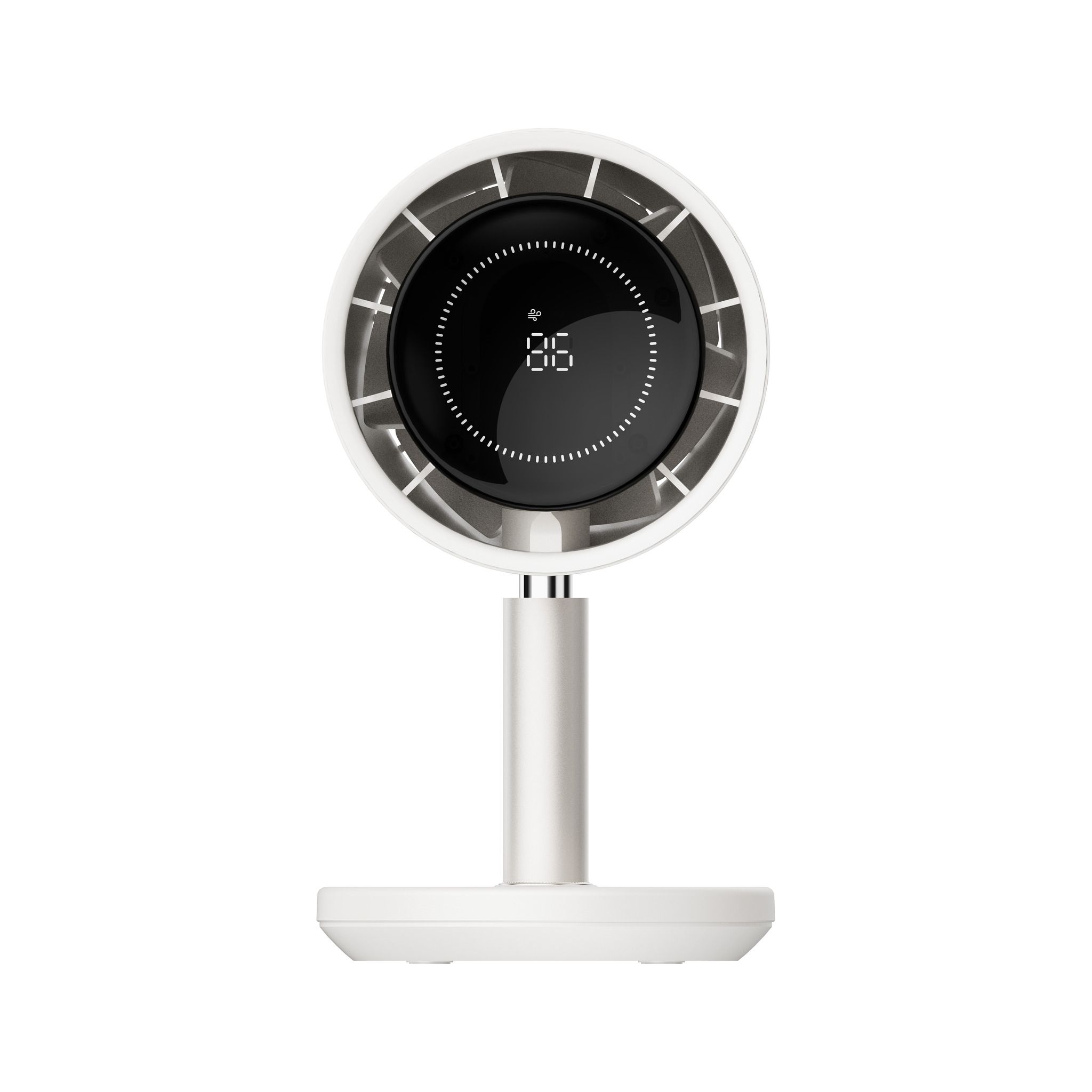 HEGION Tischventilator AF03 weiss - 3600mAh, inkl. USB-C Kabel, wiederaufladbar