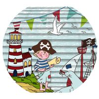 Japanballon Kid Ballon d: 40cm Pirat - IP20, multicolor