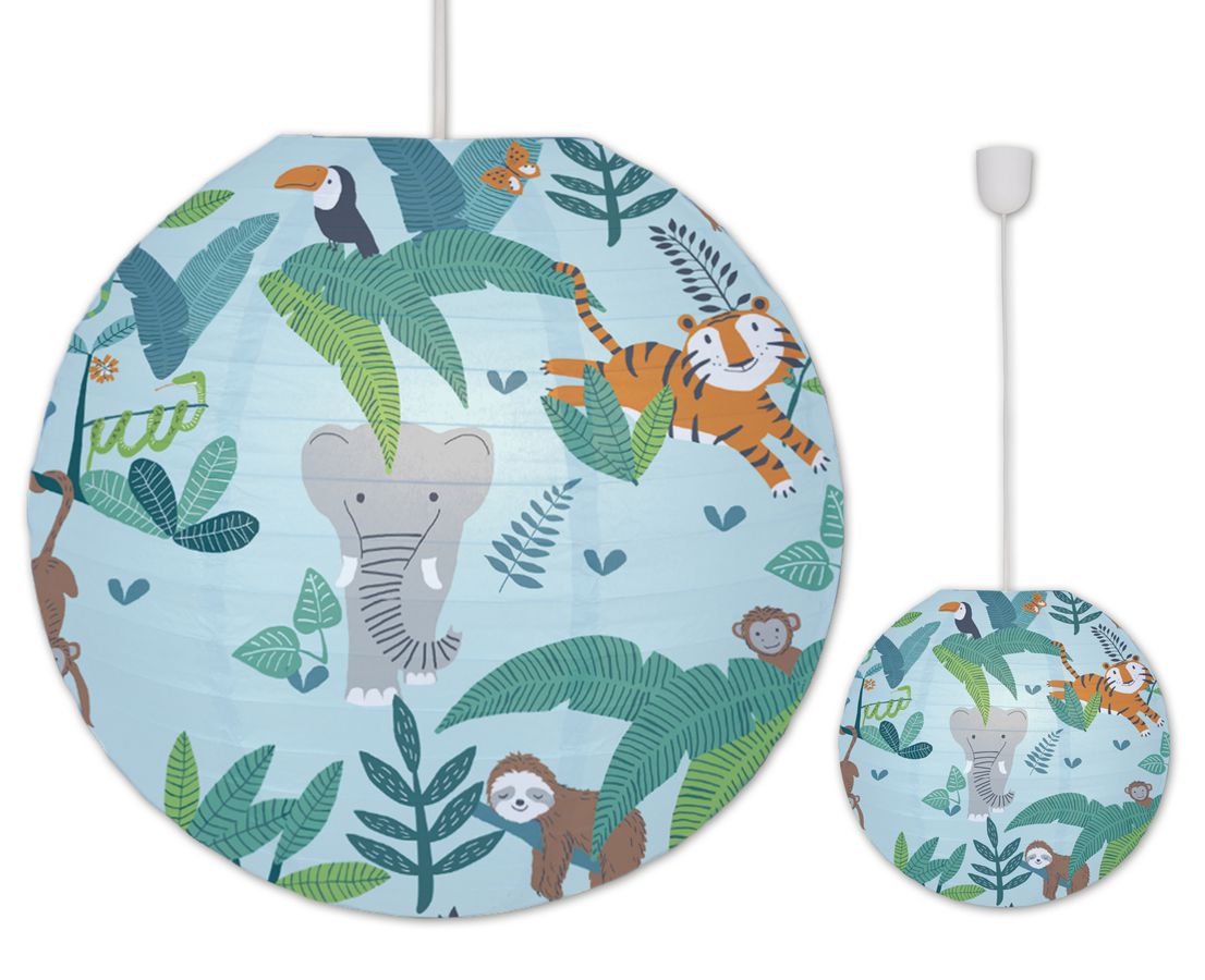 Japanballon Kid Ballon d: 40cm Dschungeltiere - IP20, multicolor