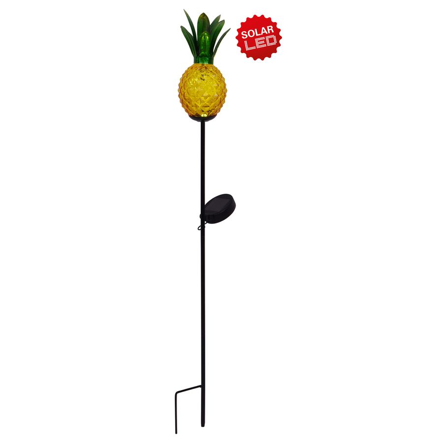 LED-Solar Erdspieß Ananas orange 81cm - IP44