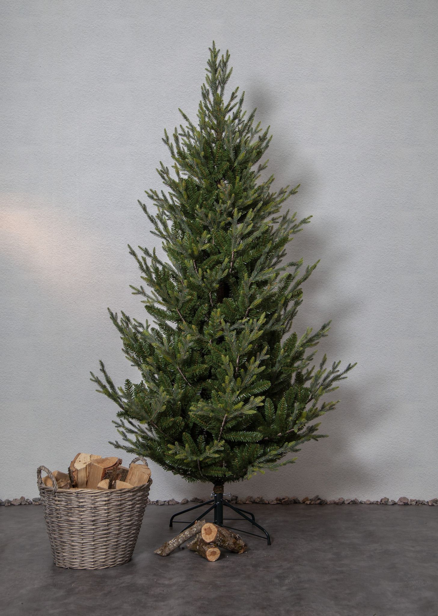 Künstlicher Weihnachtsbaum Uppsala - Grün, keine Lämpchen, 210cm Höhe