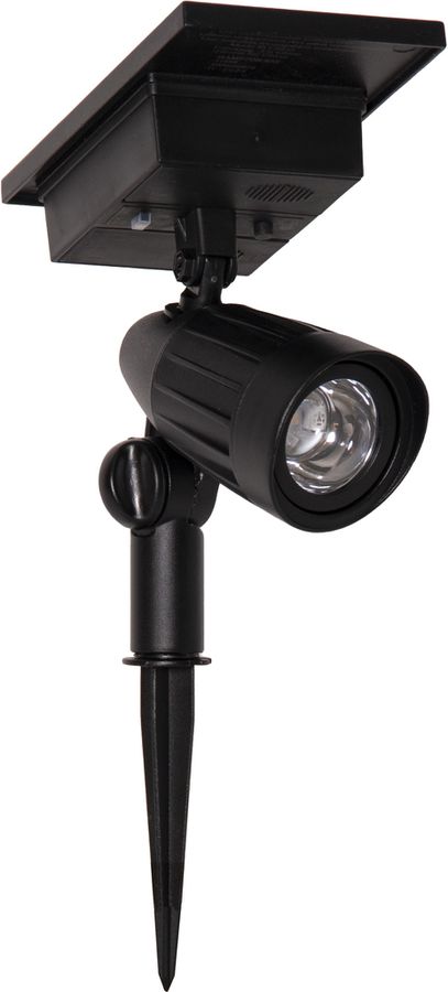 Solar Spotlight Powerspot - Indoor, Outdoor, RGBW, Schwarz