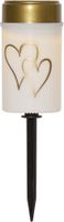 Solar Kerze Hearty - IP44, Warmweiss, 1 LED