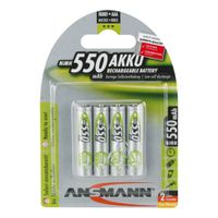 NiMH Akku Micro AAA 550 mAh maxE - 4er Blister