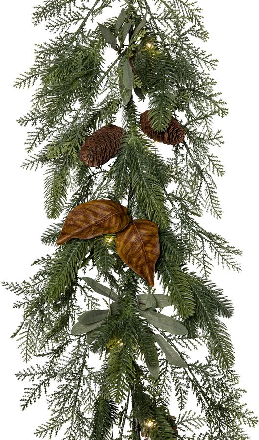 Girlande Mixi - Indoor, Warmweiss, Grün