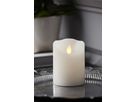 LED Pillar Kerze M-Twinkle - Indoor, Weiss, 10cm Höhe, Timerfunktion