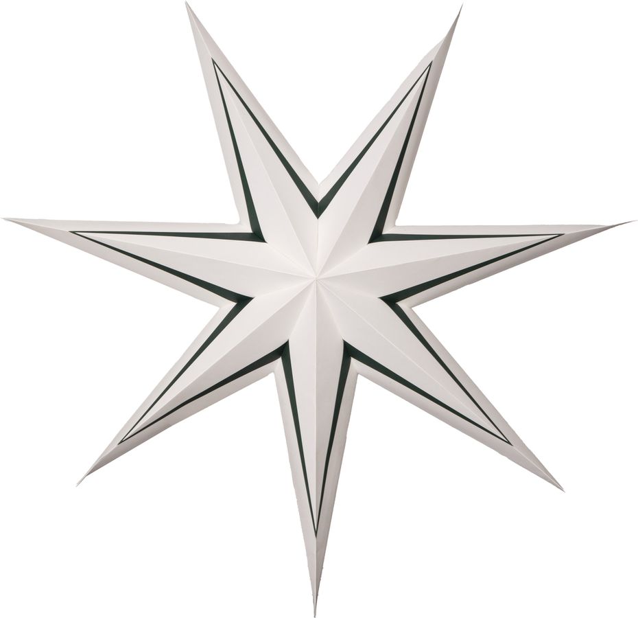 Paper Star Stripe - Indoor, , Weiss