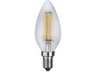 LED Leuchtmittel E14 C35 Clear - E14, 470Lm, 2700K, 4.2W, 230V