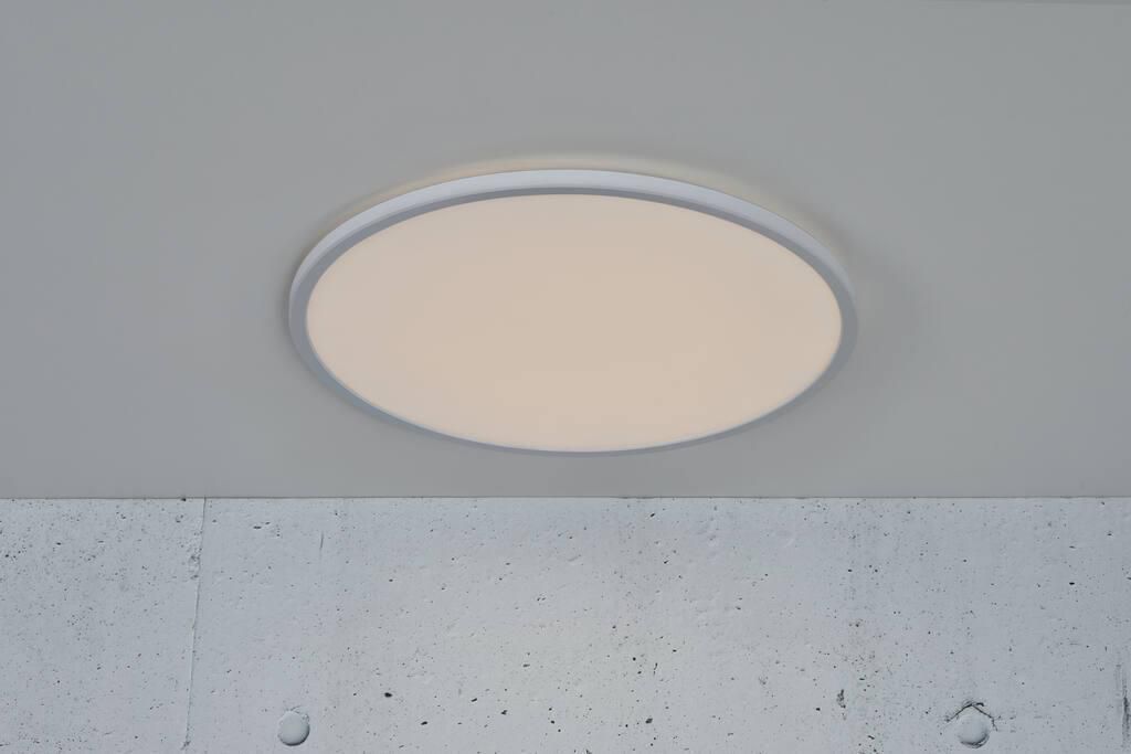 LED Sensor-Deckenleuchte Oja - 20W, 2100lm, 2700K, IP54, CRI 80, 120°, weiss, nicht dimmbar, D=424mm, H=23mm