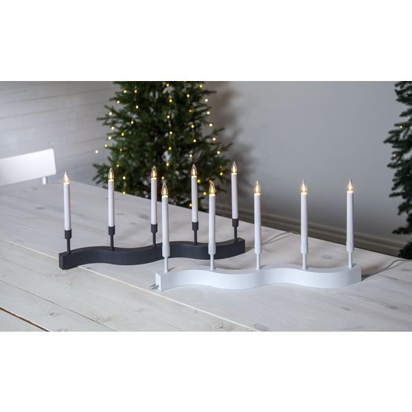 Kerzenständer Flow - IP20, Neutralweiss, 5 LED's