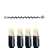 System LED Extra, Lichterkette 500cm - Schwarz, Warmweiss