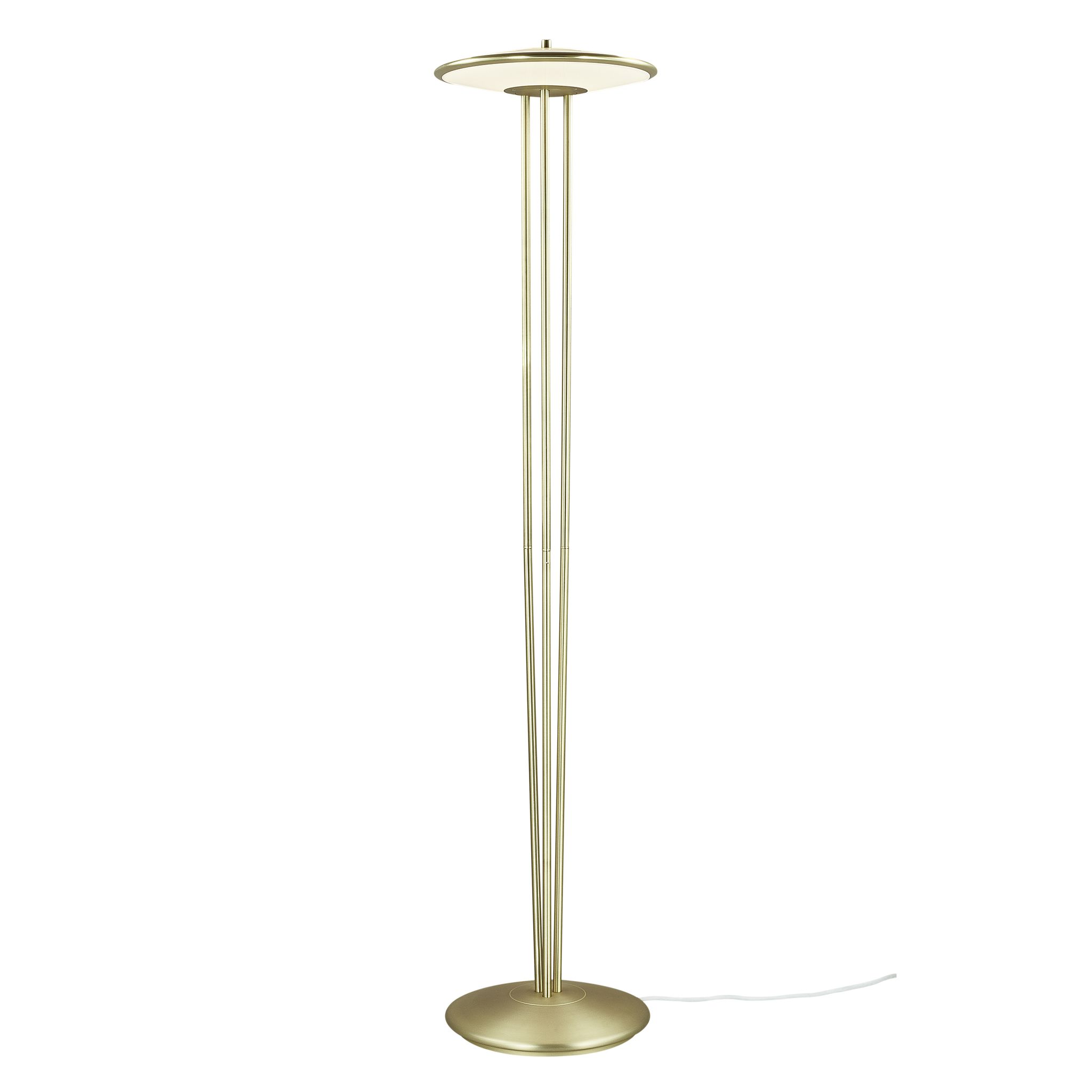 Blanche, Stehleuchte, Messing - LED-Modul 15W, 1080lm, IP20