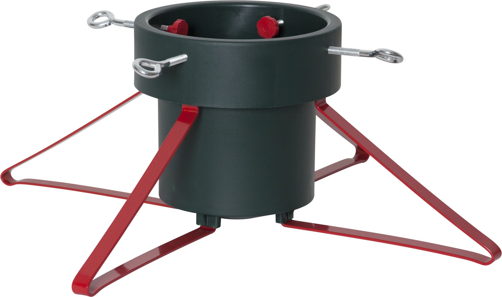 Universeller Standfuss für Weihnachtsbäume - 57x 57x 21cm, grün