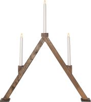 Kerzenleuchter VIKA - IP20, Braun, Warmweiss
