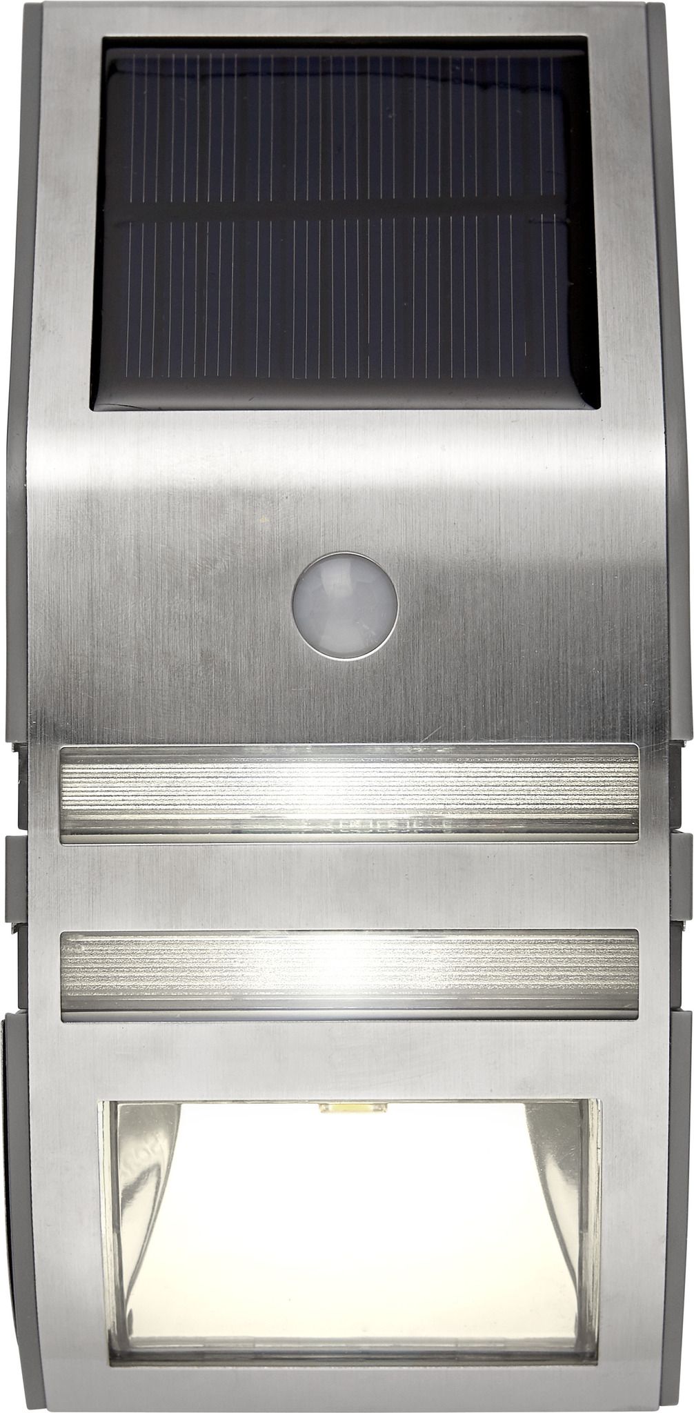 Solar Wand Laterne Wandy - Silber, Lichtfarbe Warmweiss