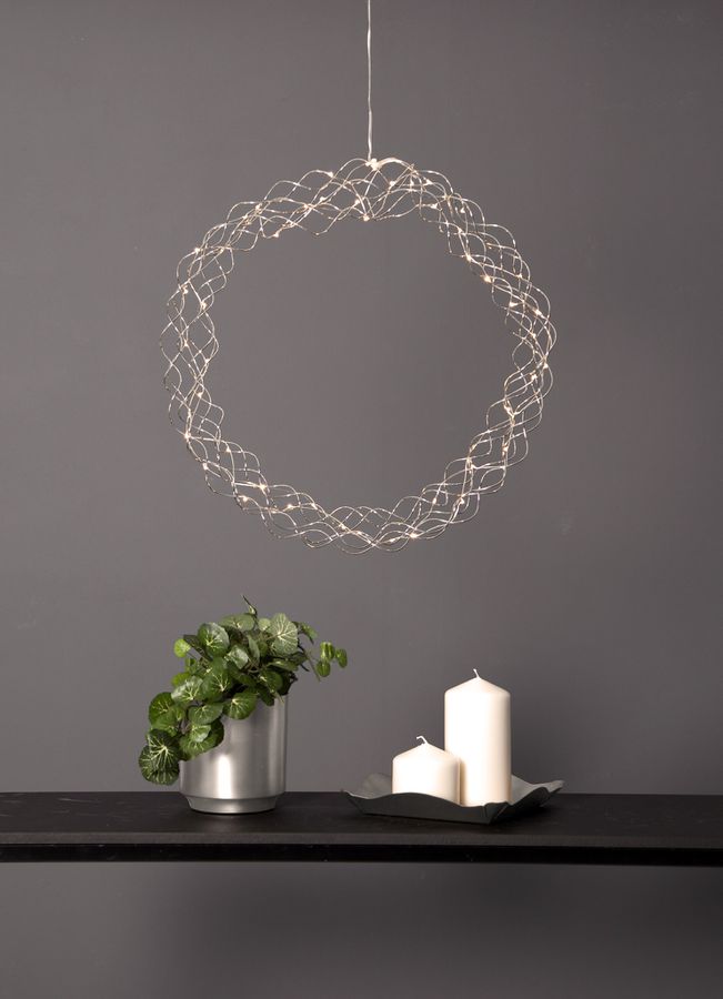 Hängende Dekoration Curly - IP20, Warmweiss, 50 LED